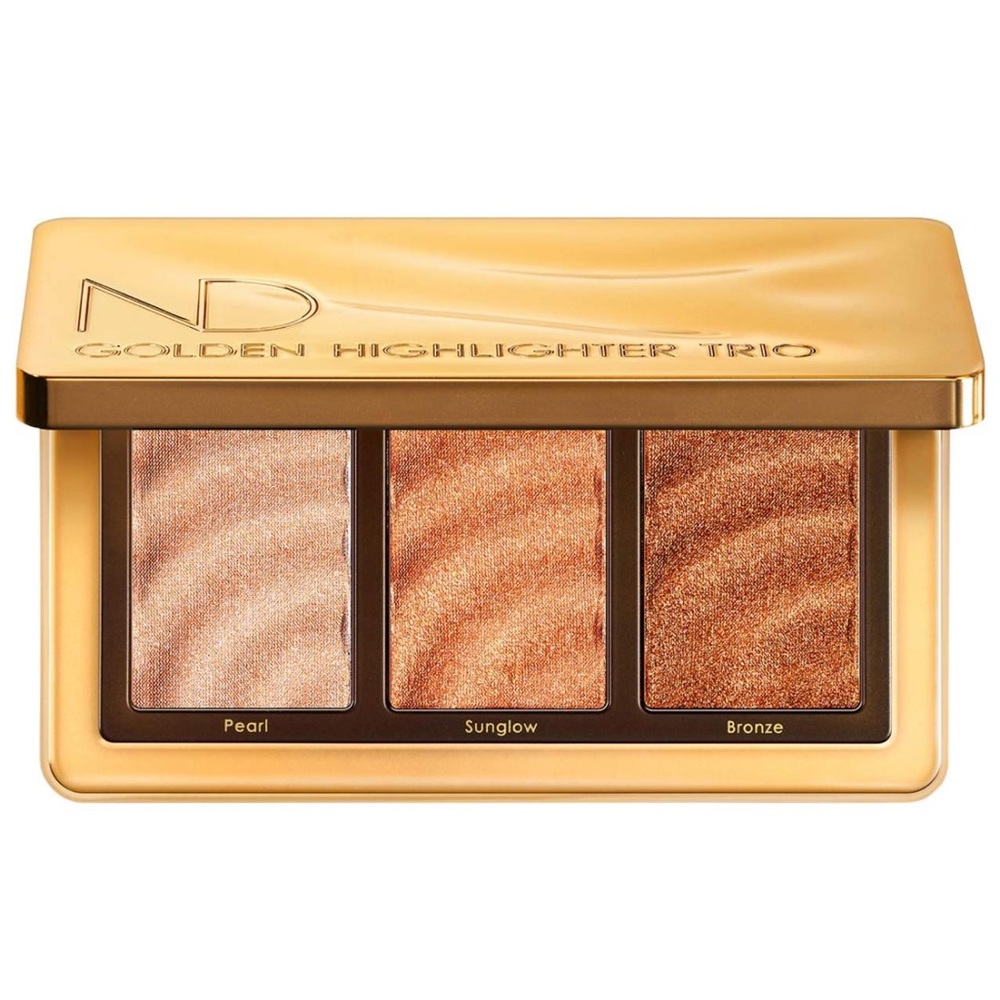 Natasha Denona Golden Highlighter Trio Multi-Use Hybrid Glow Palette